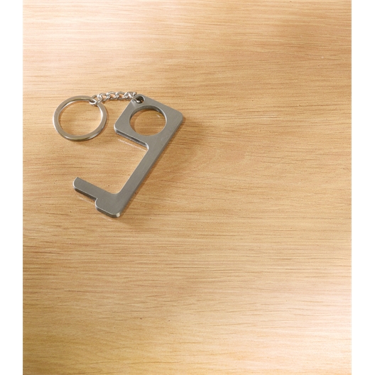 Lot de 2 porte-clés évite-contamination