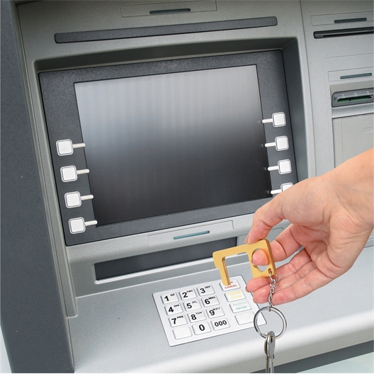 Lot de 2 porte-clés évite-contamination