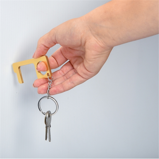 Lot de 2 porte-clés évite-contamination