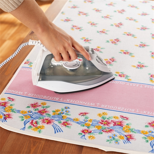 Housse de repassage Magiglisse fleuri