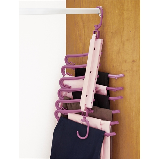 Lot de 2 cintres pantalons pliables