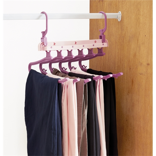 Lot de 2 cintres pantalons pliables