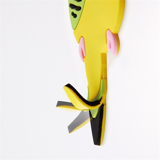 3 crochets perroquets