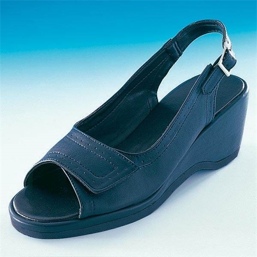 Lot de 2 paires de sandales blanche et marine