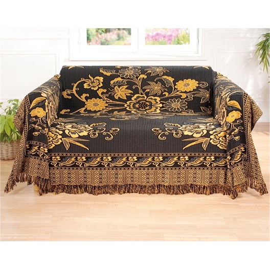 Jeté de canapé réversible