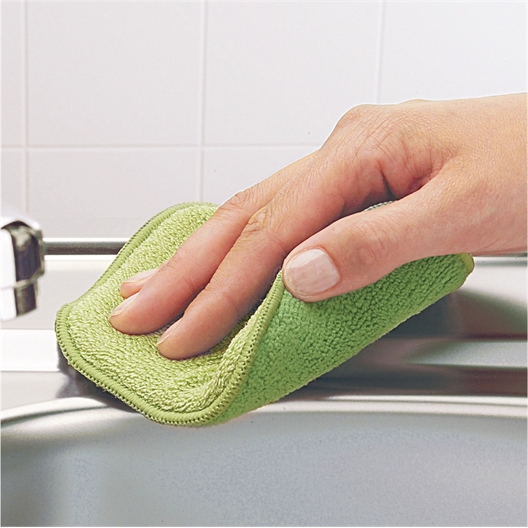 4 éponges microfibres