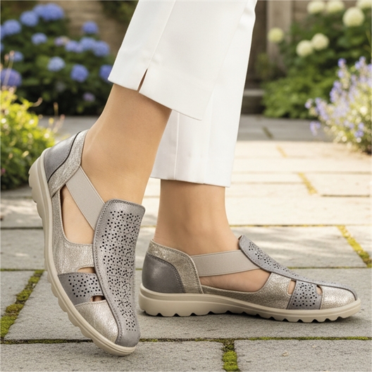 Sandales Sarah Pédilège marine ou gris