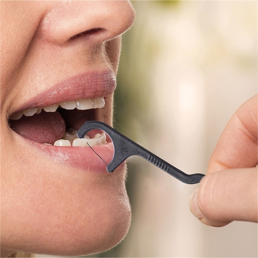 20 cure-dents/fil dentaire charbon