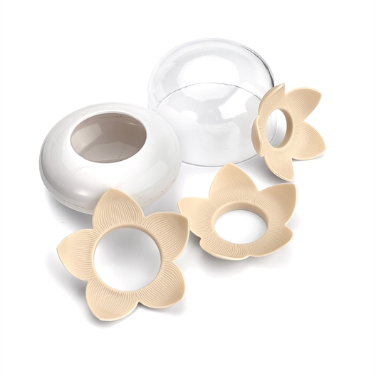 Lot de 2 rangements lotus