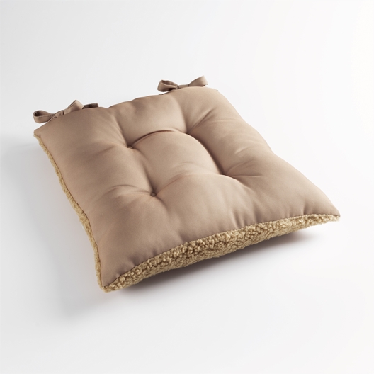 Lot de 2 galettes de chaise réversibles