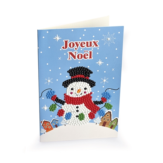 Set de 4 cartes postales à diamanter Nouvel an