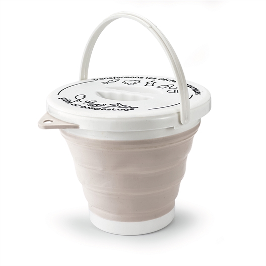 Seau à compost pliable