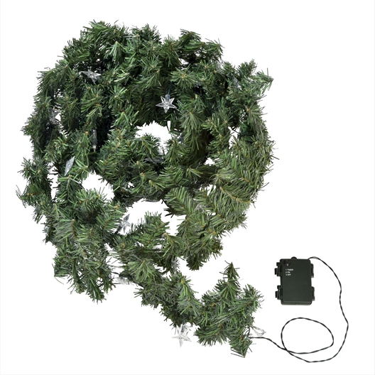 Guirlande sapin étoilée lumineuse