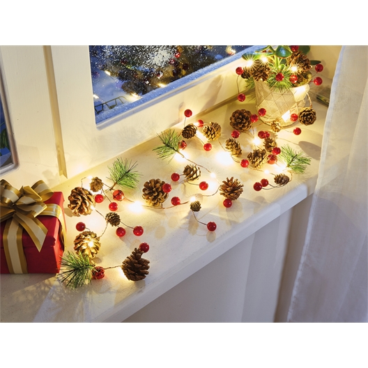 Guirlande pommes de pin