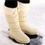 Knee-high boots crampons