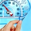 Electrostatic thermometer