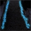 100 pierres phosphorescentes : «vertes» ou 2 lots de 100 pierres phosphorescentes bleues + vertes