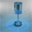 Lampe touch crystaline
