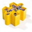 Set of 6 stackable puzzle holders