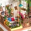 Create a miniature house Floral balcony