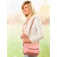 Sac rose poudre " tresse "
