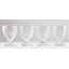 Renaissance style glasses : Set of 2 or 4