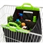 Black/green trolley bag with insulated compartment
