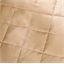 Beige quilted armchair / seater sofa protector Beige quilted
