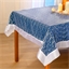 Silver organza tablecloth cover
