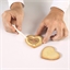Kit biscuit cœur à messages