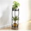 Support plante noir