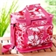 Soft hibiscus cool bag