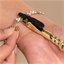 Gold colour bracelet fastener