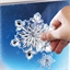 Sticker bonhomme de neige 3D