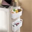 Lot de 2 boîtes de rangement murales adhésives