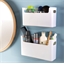 Lot de 2 boîtes de rangement murales adhésives