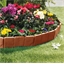 Bordure de jardin plate-bande Marron