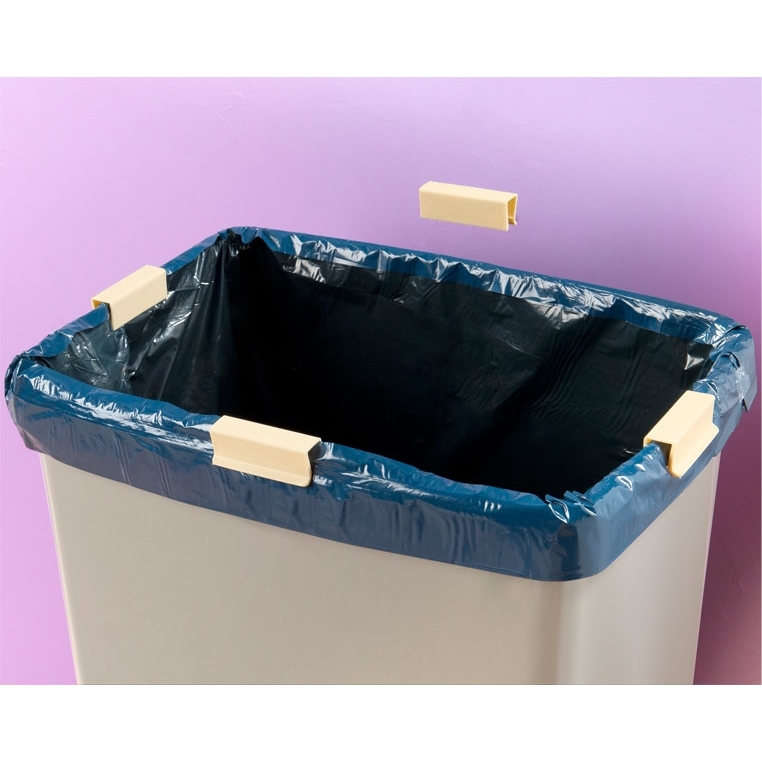 Mini sac poubelle en plastique épaissi, 1 rouleau, clip de maintien, petit  sac poubelle, sacs poubelle ménagers, fournitures de nettoyage, 4 pièces -  AliExpress
