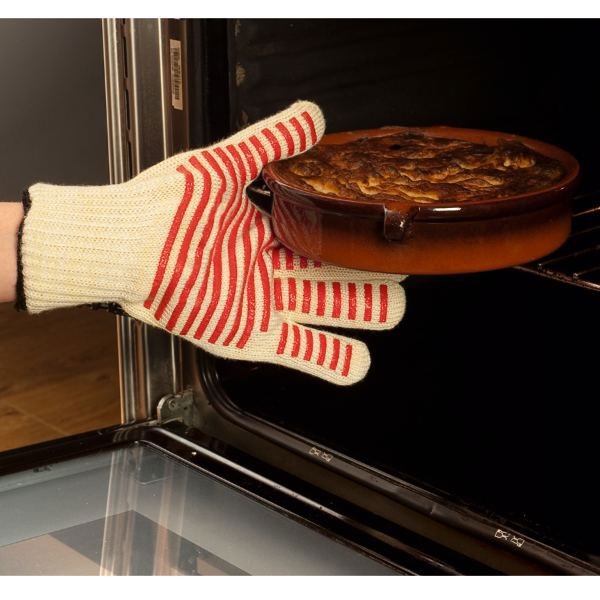 2 gants de cuisine anti-chaleur en silicone - PEARL