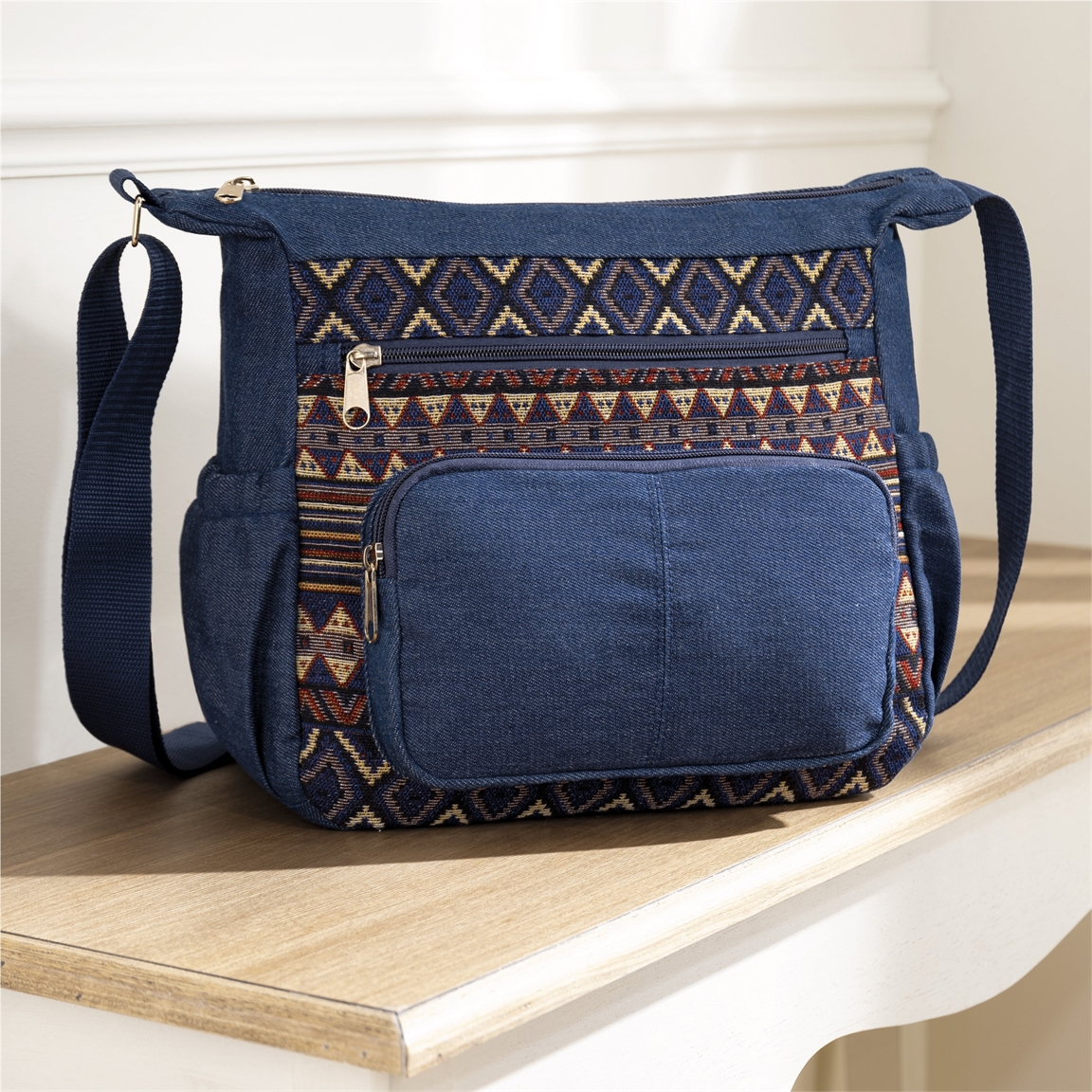 Sac Fourre-Tout « J'Adore 09 Ariège » - Tissu Polycoton - Dimensions 38x42 Cm - Neuf Avec Étiquettes