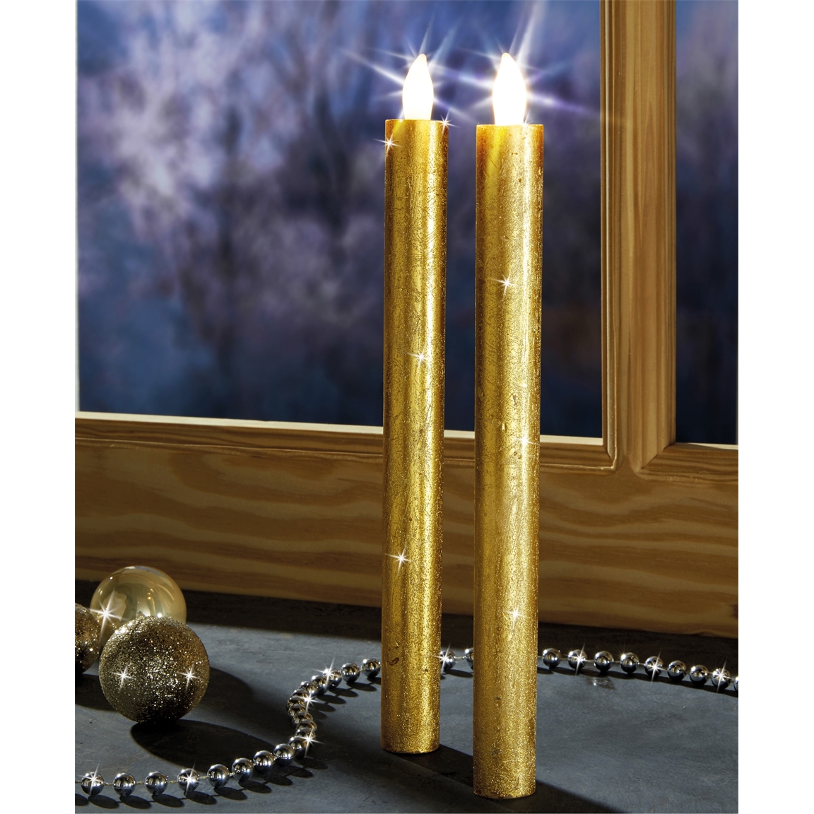 12 bougies dorées 12,5cm – Pur D'Eliz