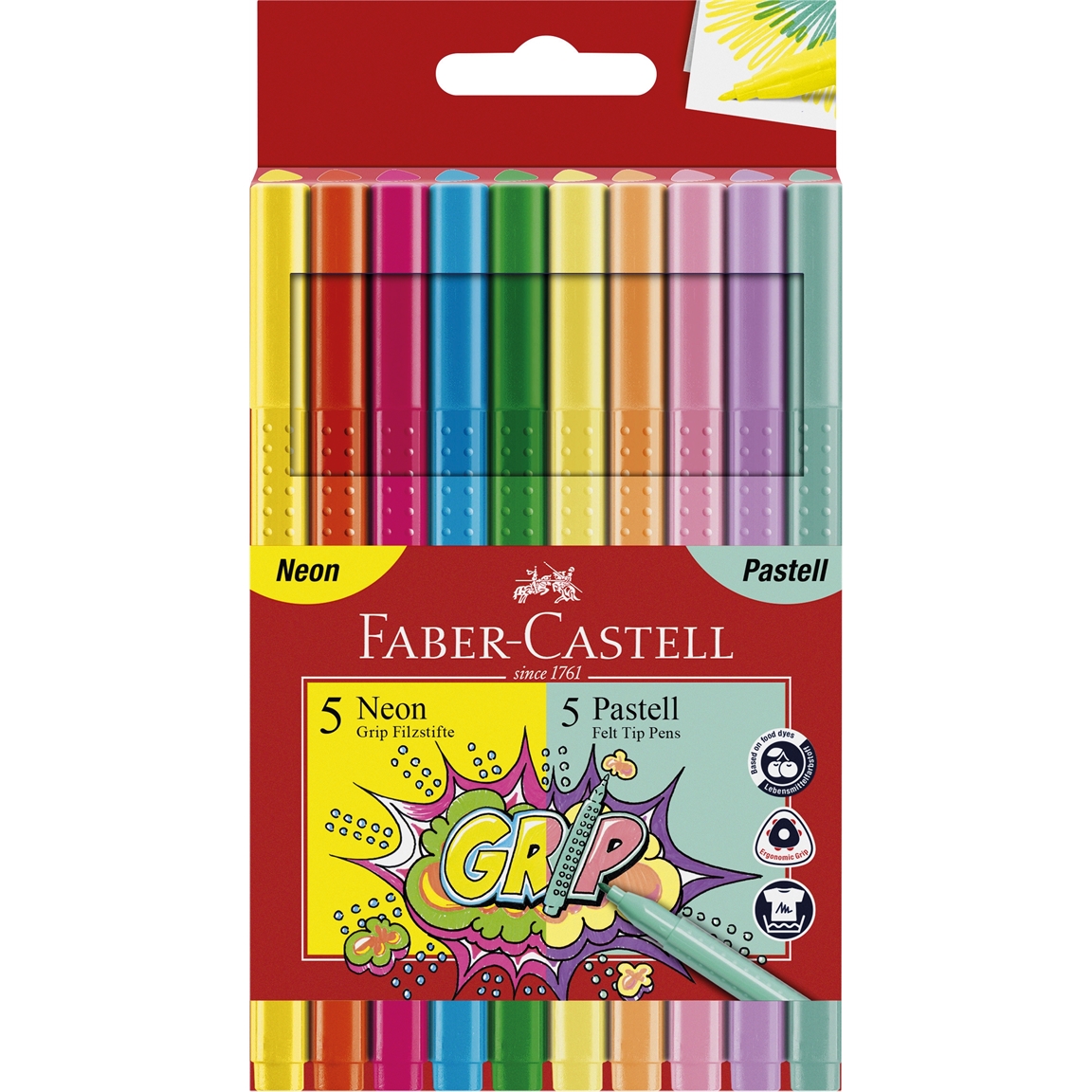 STYLO- FEUTRE MAPED PASTEL POCHETTE DE 10