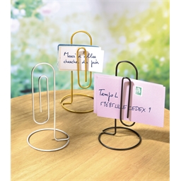 Lot de 3 trombones support mémos