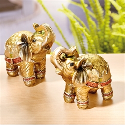Set mit 2 kleinen Elefantenfiguren