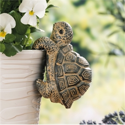 Deko-Schildkröte für Blumentopf