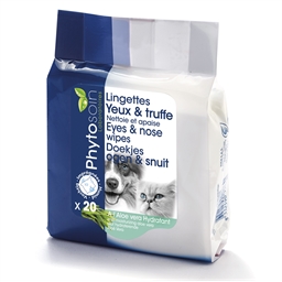 Lot de 20 lingettes hygiène yeux et truffe