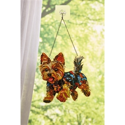 Suspension vitrail Chien