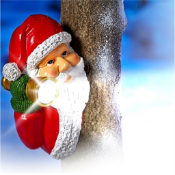 Père Noël lampe torche