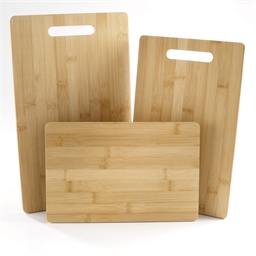 3 planches à découper bambou