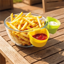 4 pots à sauce à clipser - Fun Kitchen®